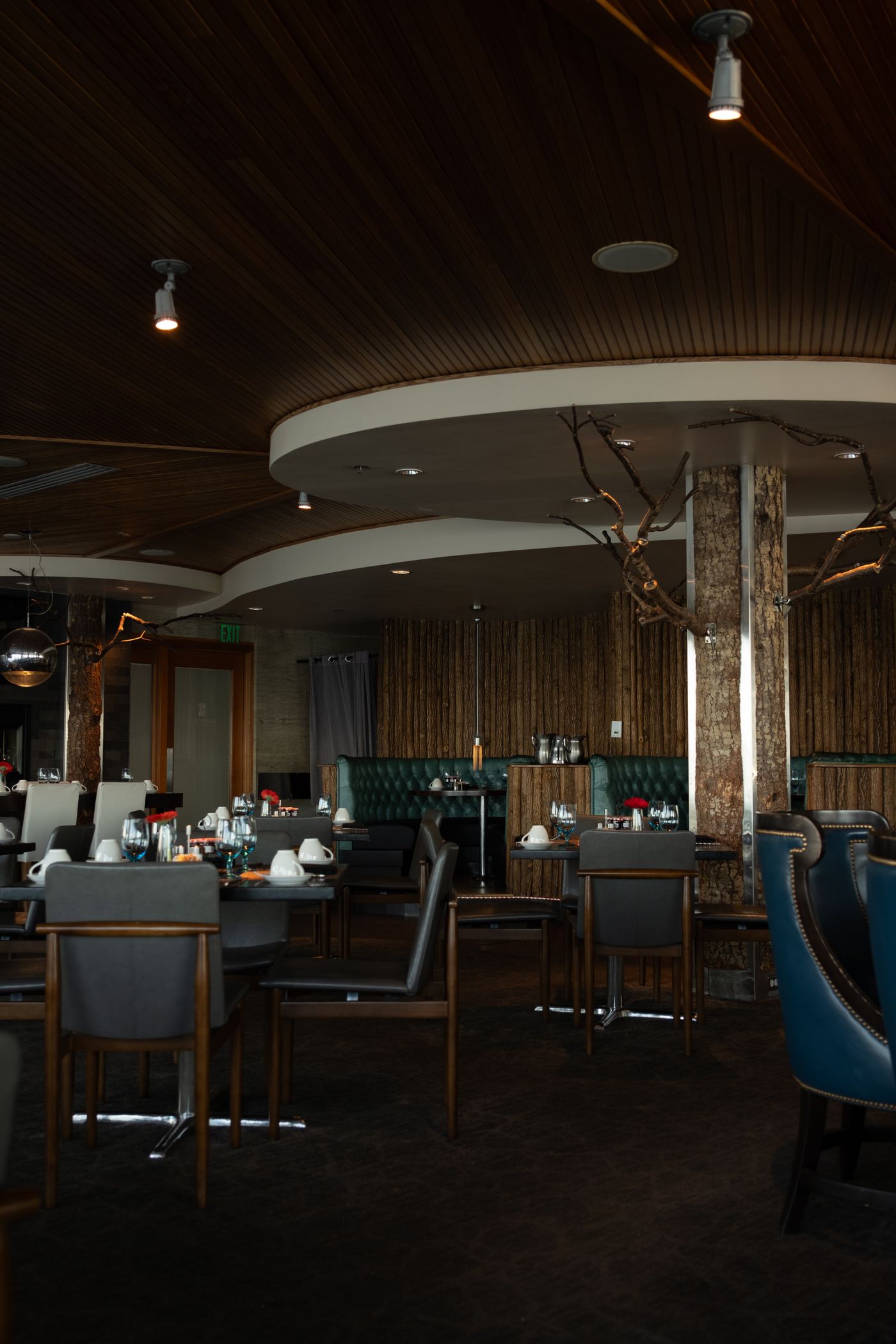The full dining room at Harvest Table