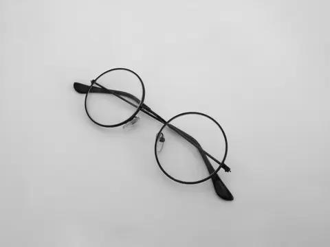 Lindberg Lennox round eyeglasses in Matte Black